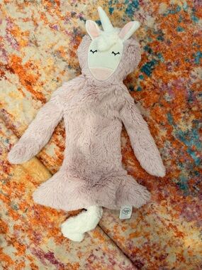 Slumberkins Unicorn Snuggler Lovey Plush Pink Security Blanket Baby Comfort Toy